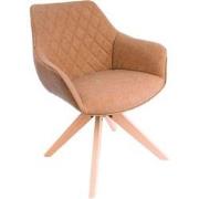 Feel Furniture - Eetkamerstoel - Owen - Cognac