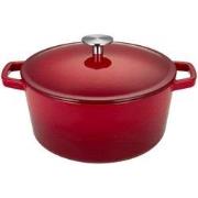 Buccan - Hamersley - Gietijzeren braadpan 24cm - Rood