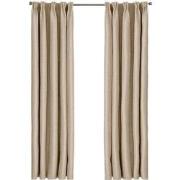 Larson - Luxe effen blackout gordijn - met haken - 3m x 2.5m - Licht t...