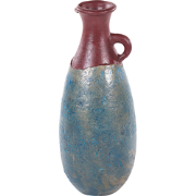 Beliani VELIA - Decovaas-Blauw-Terracotta