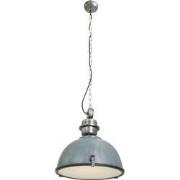 Steinhauer hanglamp Bikkel - grijs - metaal - 42 cm - E27 fitting - 75...