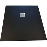 Composiet douchebak Solid Eco 90x120cm Leisteen Zwart Ral9005