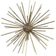 PTMD Decoratieve object Spike Gerris - 20x20x20 cm - Metaal - Goud