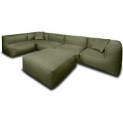 Feel Furniture - Binnen en Buiten bank - Odin - 5 Persoonsbank - Groen...