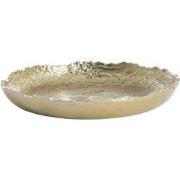 Light&living Schaal Ø31x5 cm COBAJO goud