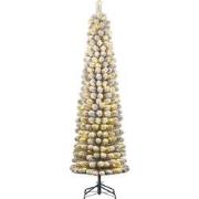 Black Box Trees Charlton Smalle Kunstkerstboom met Warm Witte LED Verl...