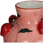 URBANJNGL - Vase Strawberry Dolomite - 30 cm