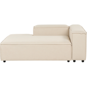 Beliani ARDAL - Chaise longue-Beige-Polyester