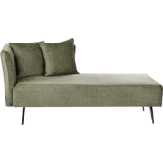 Beliani RIOM - Chaise longue-Groen-Polyester