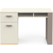 Bureau met 1 deur, 1 lade en 2 open vakken L120 cm - CAMILLIA