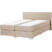 Beliani PRESIDENT - Tweepersoonsbed-Beige-Polyester