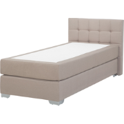 Beliani ADMIRAL - Boxspringbed-Beige-Polyester