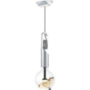 Move Me hanglamp Twist - grijs / Umbrella 5,5W - goud