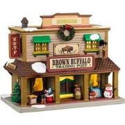 Brown Buffalo Trading Post 16x25x25 cm Kersthuisje