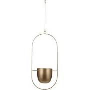 Mica Decorations Dexter Bloempot Hangend - L24 x B14 x H83 cm - Goud