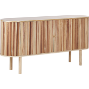 Beliani MANARA - Sideboard-Lichte houtkleur-Paulowniahout