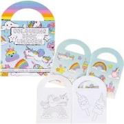 Decopatent® Uitdeelcadeaus 48 STUKS Unicorn / Eenhoorn Kleurboekjes me...