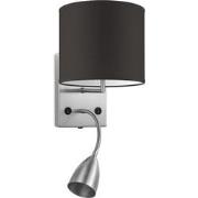 wandlamp read bling Ø 20 cm - bruin