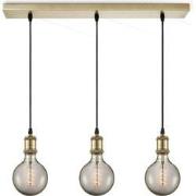 Home sweet home hanglamp Vintage brons 3L Beam Spiral g125 - smoke