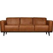 BePureHome Statement 3-Zits Bank - Ecoleer - Cognac - 5,5x200x90