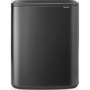 Bo Touch Bin, met 1 binnenemmer, 60 liter - Confident Grey