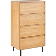 Beliani NIKEA - Commode-Lichte houtkleur-Vezelplaat, MDF