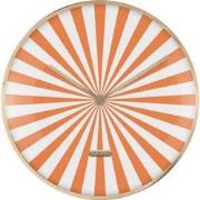 Wandklok Candy Swirl Dome - Oranje - Ø40cm