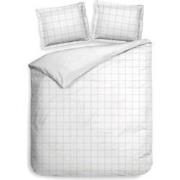 Heckett & Lane Dekbedovertrek Diamante White 200 x 200 220 cm + 2 slop...