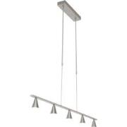 Moderne Hanglamp Polaris Staal 5-lichts