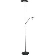 Moderne Vloerlamp Vega Zwart 2-lichts