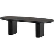 WOOOD Dirck Salontafel - Mangohout - Zwart - 40x135x60