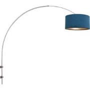 Moderne Wandlamp Lunar Blauw