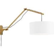 Wandlamp Andes - Bamboe/Wit - 95x47x55cm