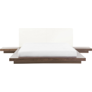 Beliani ZEN - Tweepersoonsbed-Lichte houtkleur-MDF