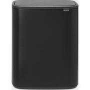 Bo Touch Bin, met 1 binnenemmer, 60 liter - Matt Black