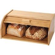 Broodtrommel met rolluik - FSC® Bamboe houten brooddoos met Schuifdeks...