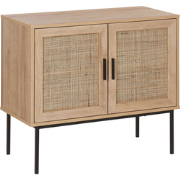 Beliani PASCO - Sideboard-Lichte houtkleur-Vezelplaat