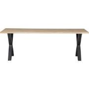 WOOOD Tablo Boomstam Tafel met Alkmaar Poot - Eiken - 75x199x90