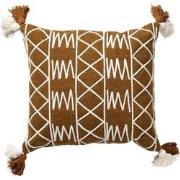 Dutch Decor ZAC - Sierkussen van katoen 45x45 cm Tobacco Brown - bruin...