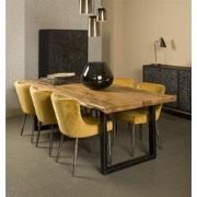 Tower living Nicosia mango diningtable - U 260x100 - 6 cm - 10x5