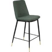 ANLI STYLE Counter Stool Lionel Dark Green