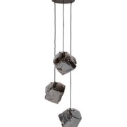 AnLi Style Hanglamp 3L rock chromed getrapt