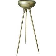 PTMD Genesis Brass Metal Planter 3 Feet Round High L