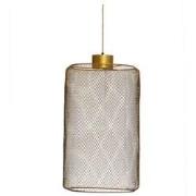 PTMD Mesh Iron Gold Hanging Lamp Round L