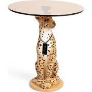 BOLD MONKEY Proudly Crowned Panther Side Table Spotted