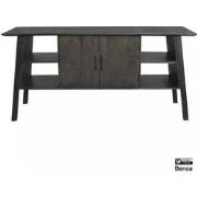 Benoa Berlin 2 Door Sideboard Black 175 cm