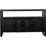 Benoa Britt 2 Door 3 Drawer Sideboard Black 135 cm