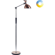 Beliani ANDROMEDA - Staande lamp-Koper-Synthetisch materiaal