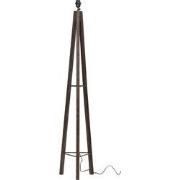 MUST Living Floorlamp Porto Cristo BLACK,160x30x30 cm, rustic recycled...