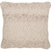 MUST Living Cushion Dolomite,45x45 cm, Ivory, 100% wool